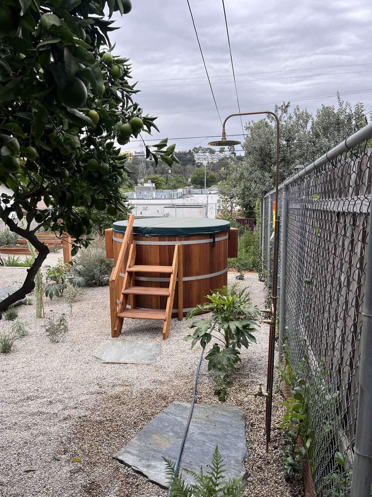 Cedar Hot Tub Installation in San Francisco